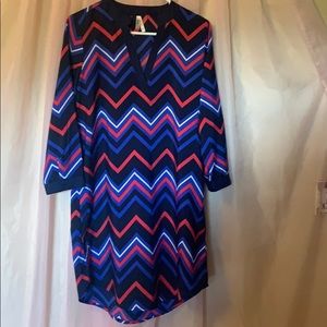 Nice colorful  t-shirt dress